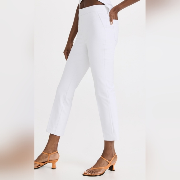 NWT Spanx Slim Straight Leg Crop Pants ~ White ~  Small, Med, Lg & 1X Available - Picture 2 of 4